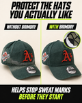 Protect the hats you actually like - without Brimdry vs with Brimdry